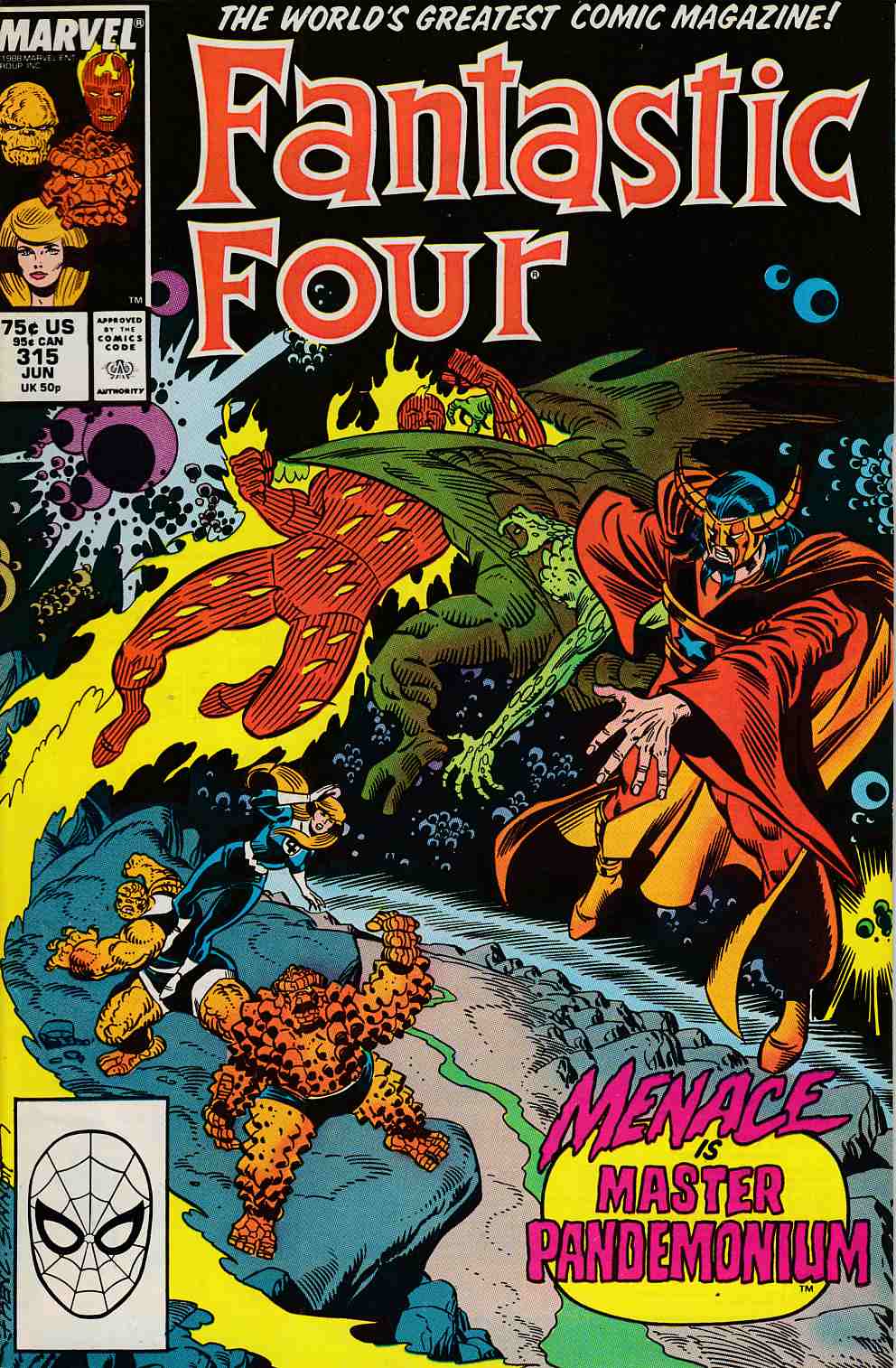 Fantastic Four #315 Very Fine (8.0) [Marvel Comic] LARGE