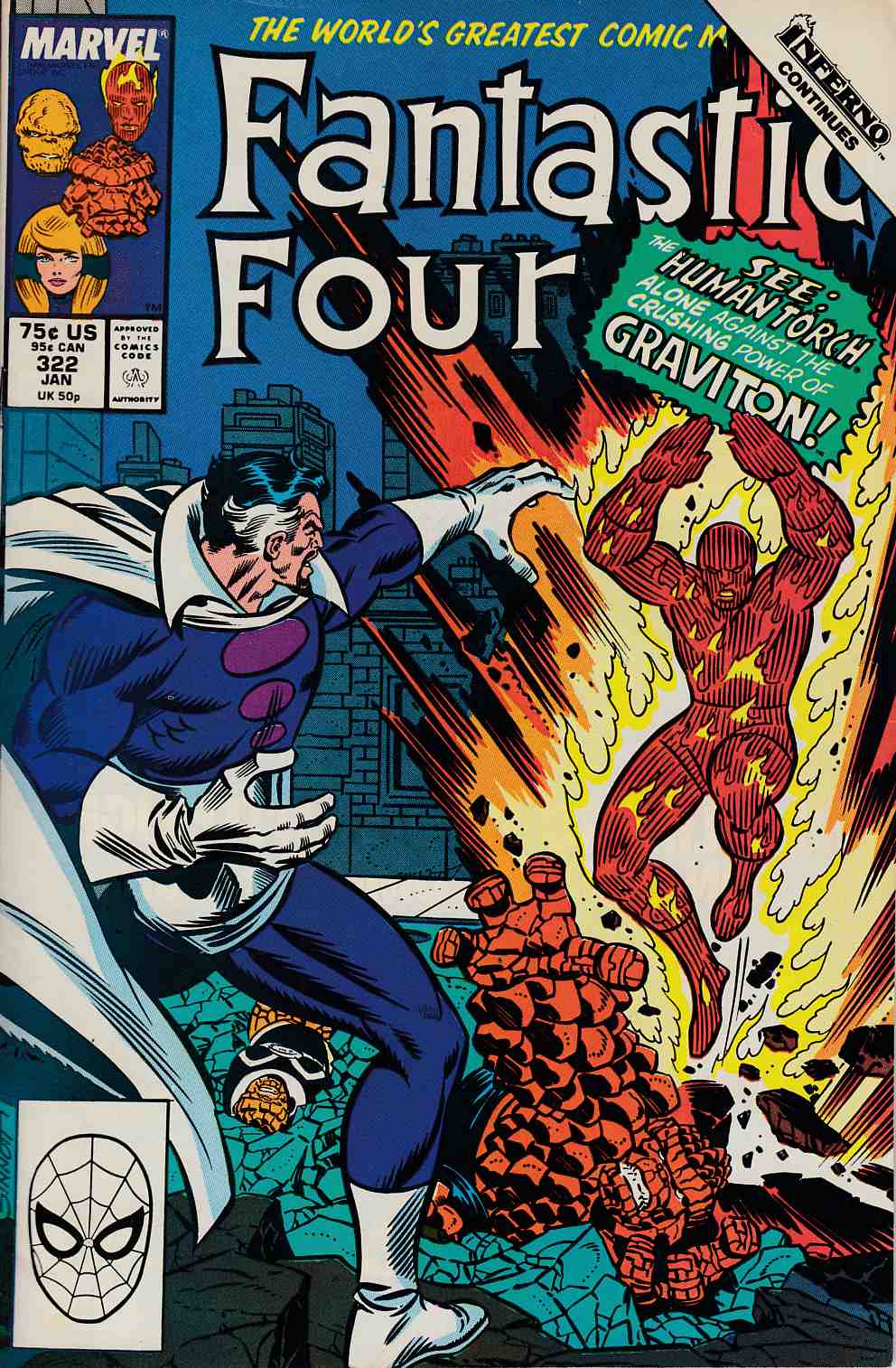 Fantastic Four #322 Very Fine (8.0) [Marvel Comic] LARGE