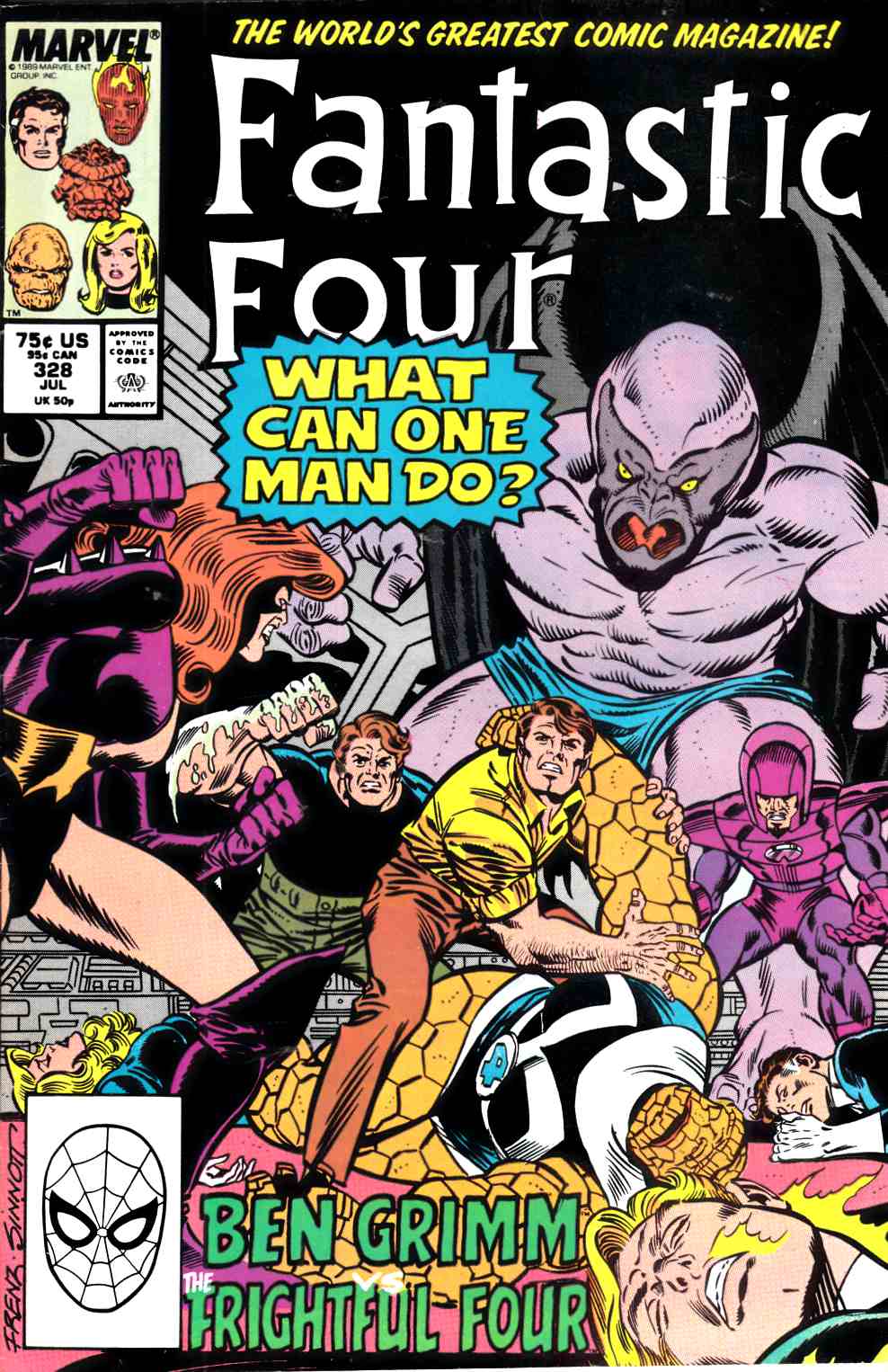 Fantastic Four #328 Very Fine Minus (7.5) [Marvel Comic] LARGE
