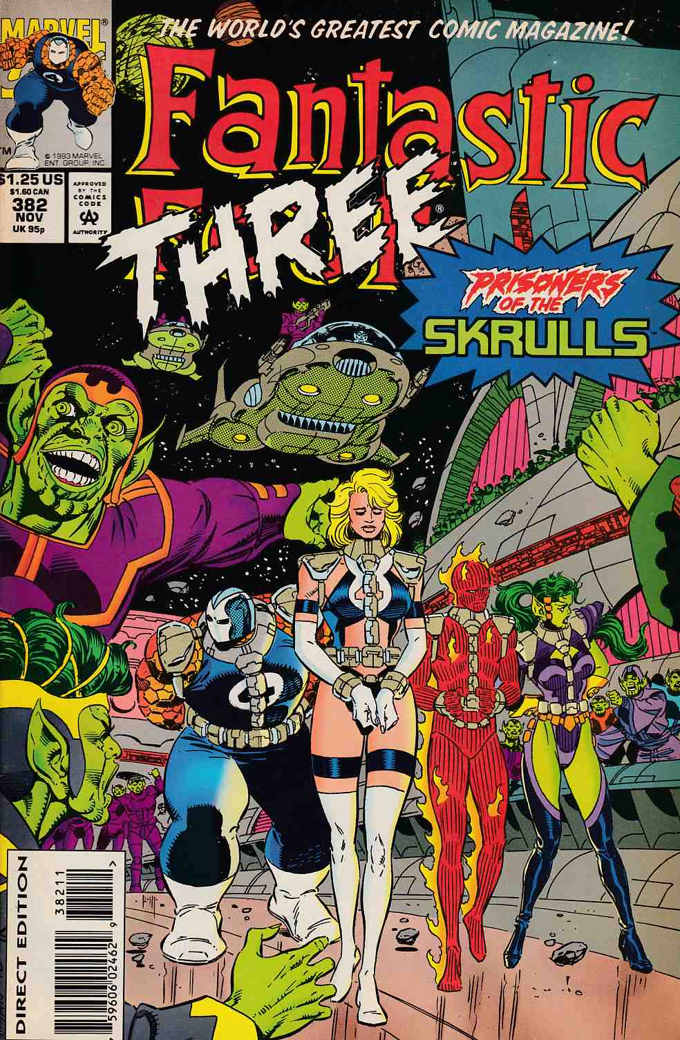 Fantastic Four #382 Very Fine (8.0) [Marvel Comic] THUMBNAIL