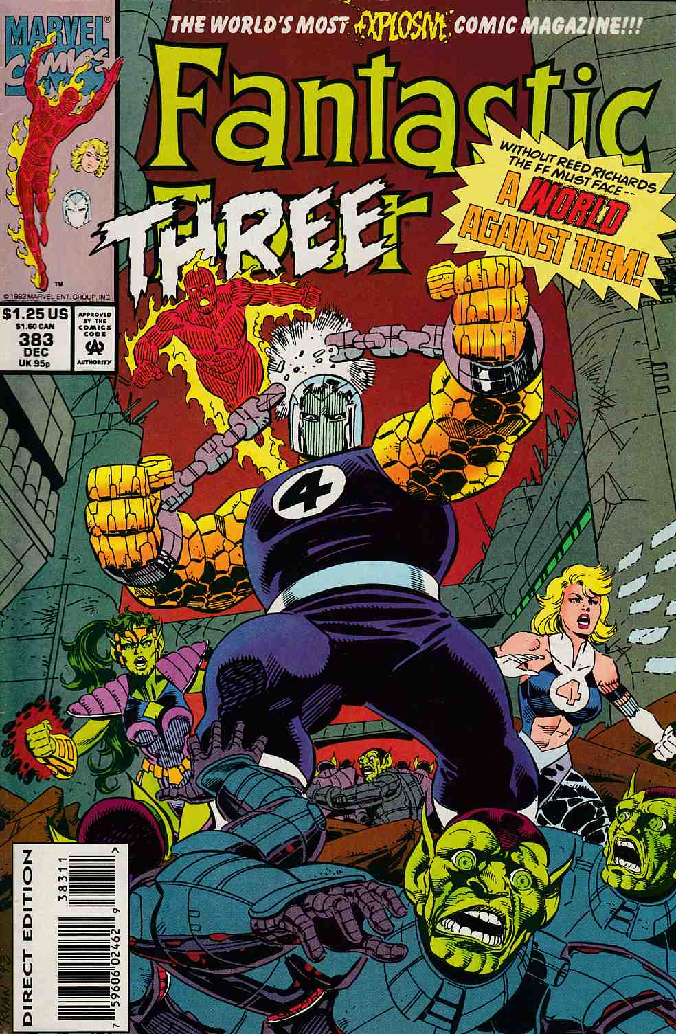 Fantastic Four #383 Near Mint (9.4) [Marvel Comic] THUMBNAIL