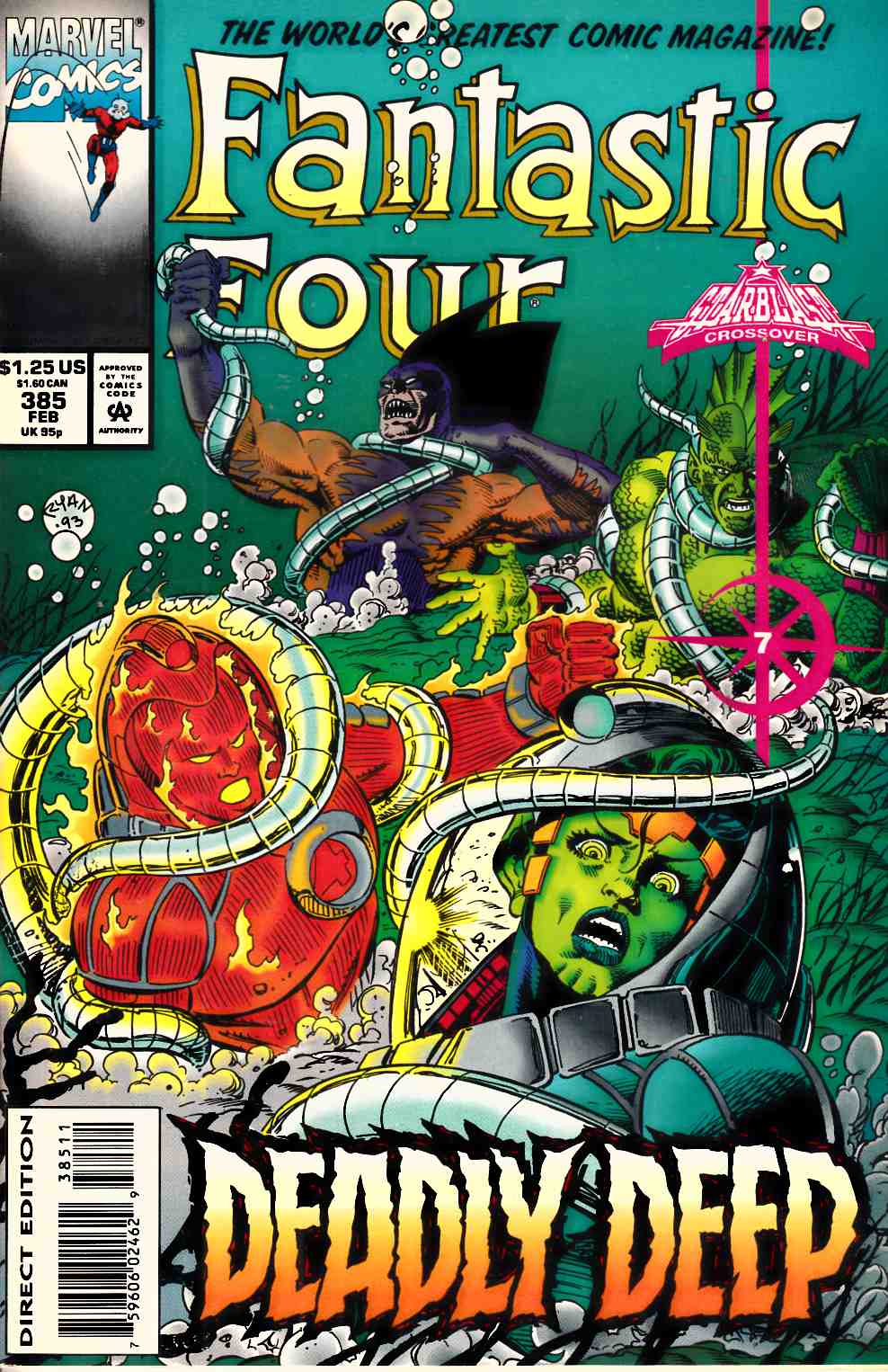 Fantastic Four #385 Near Mint (9.4) [Marvel Comic] THUMBNAIL