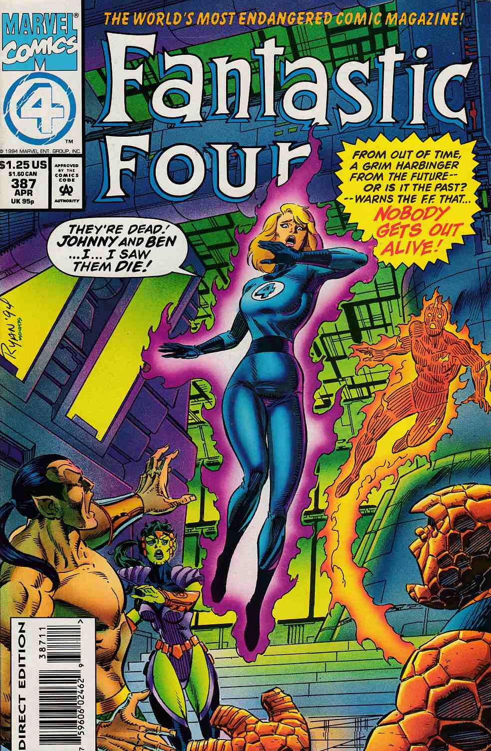 Fantastic Four #387 Near Mint (9.4) [Marvel Comic] THUMBNAIL