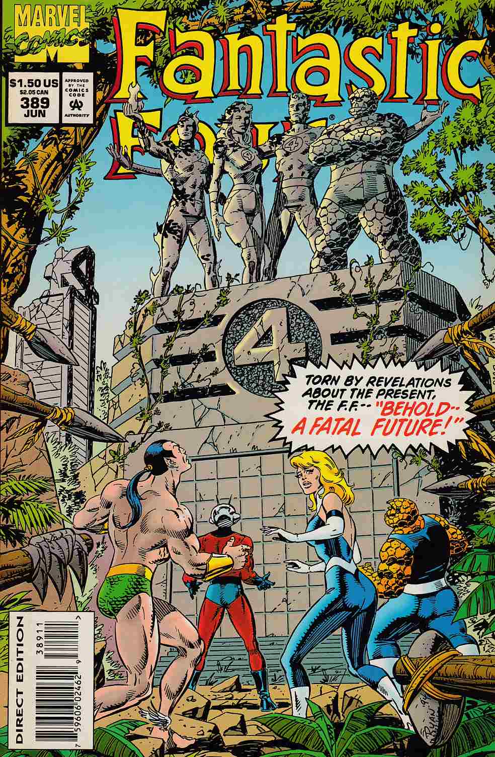 Fantastic Four #389 Near Mint Minus (9.2) [Marvel Comic] THUMBNAIL