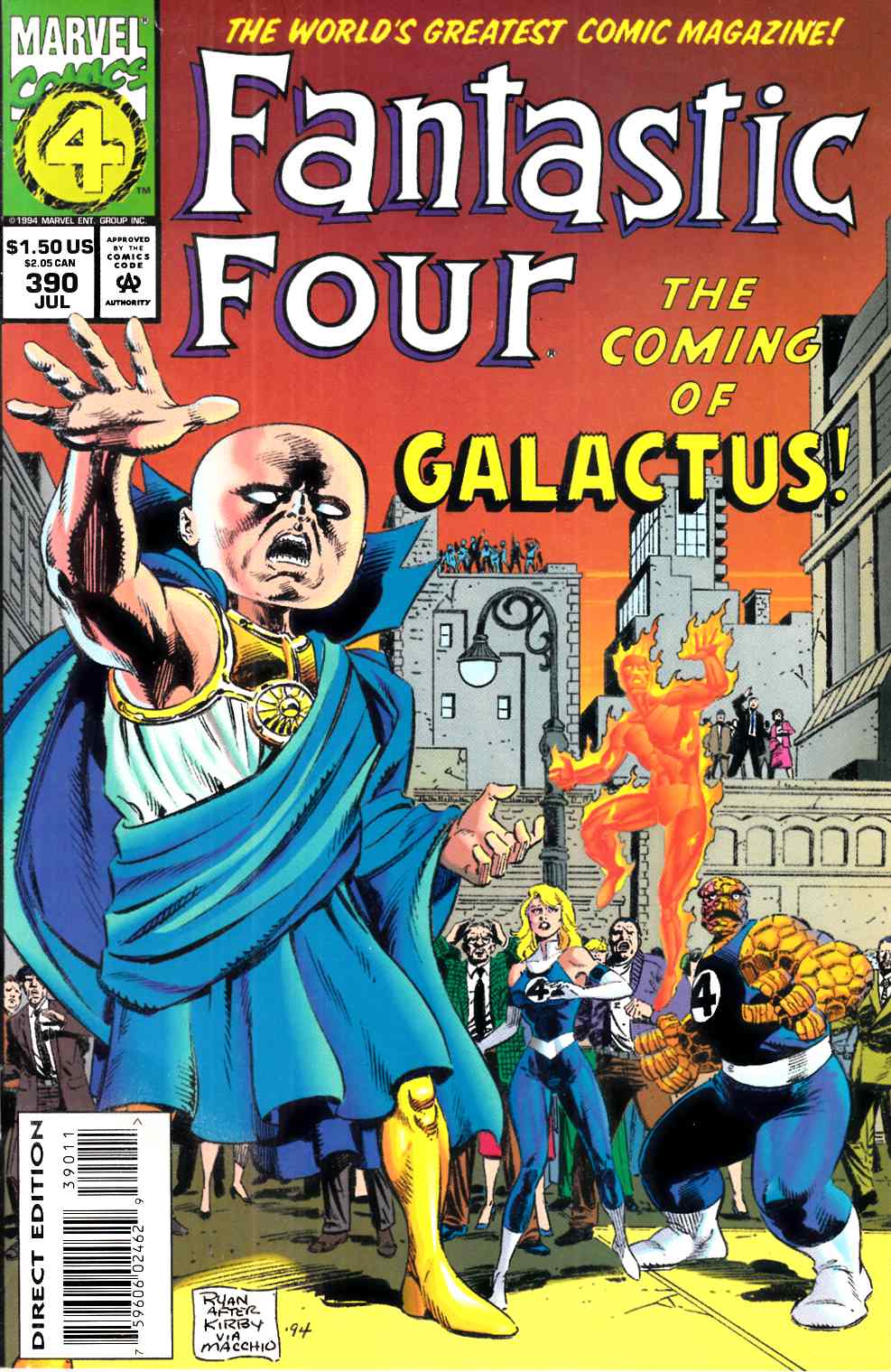 Fantastic Four #390 Very Fine (8.0) [Marvel Comic] THUMBNAIL