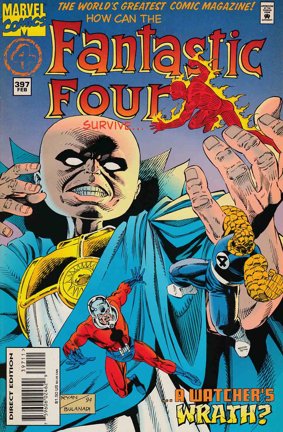 Fantastic Four #397 Very Fine (8.0) [Marvel Comic] LARGE