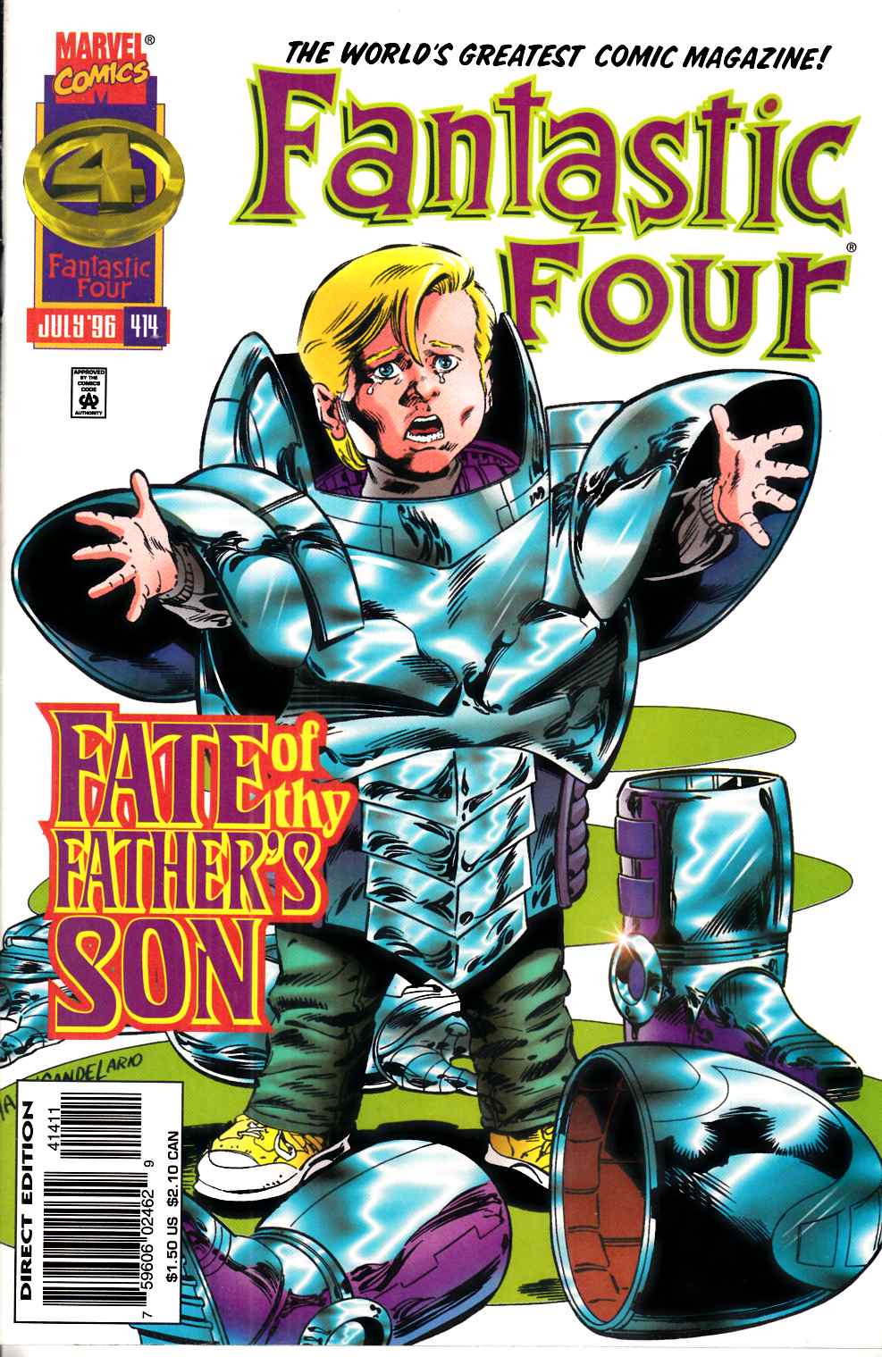Fantastic Four #414 Near Mint (9.4) [Marvel Comic] THUMBNAIL