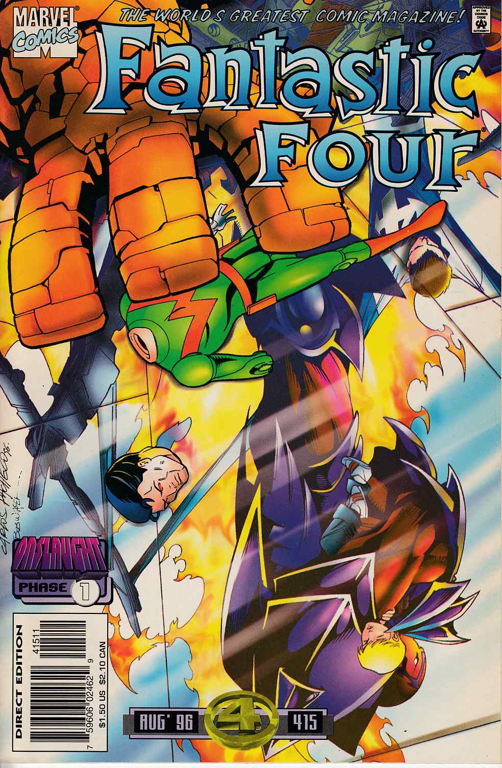 Fantastic Four #415 Near Mint (9.4 [Marvel Comic] LARGE