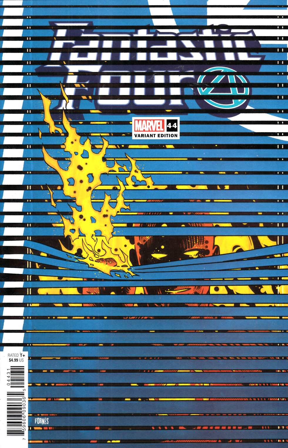 Fantastic Four #44 Fornes Variant Cover Near Mint (9.4) [Marvel Comic] LARGE
