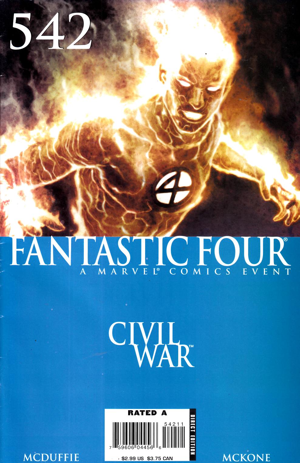 Fantastic Four #542 Fine (6.0) [Marvel Comic] THUMBNAIL