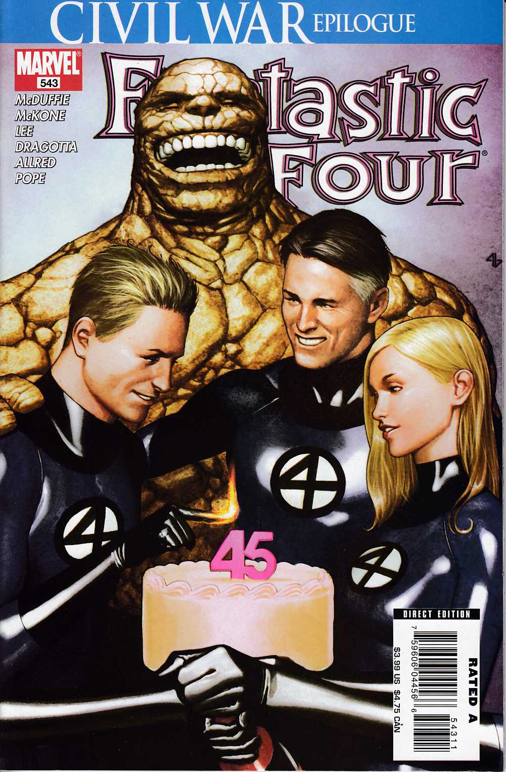 Fantastic Four #543 Near Mint (9.4) [Marvel Comic] LARGE