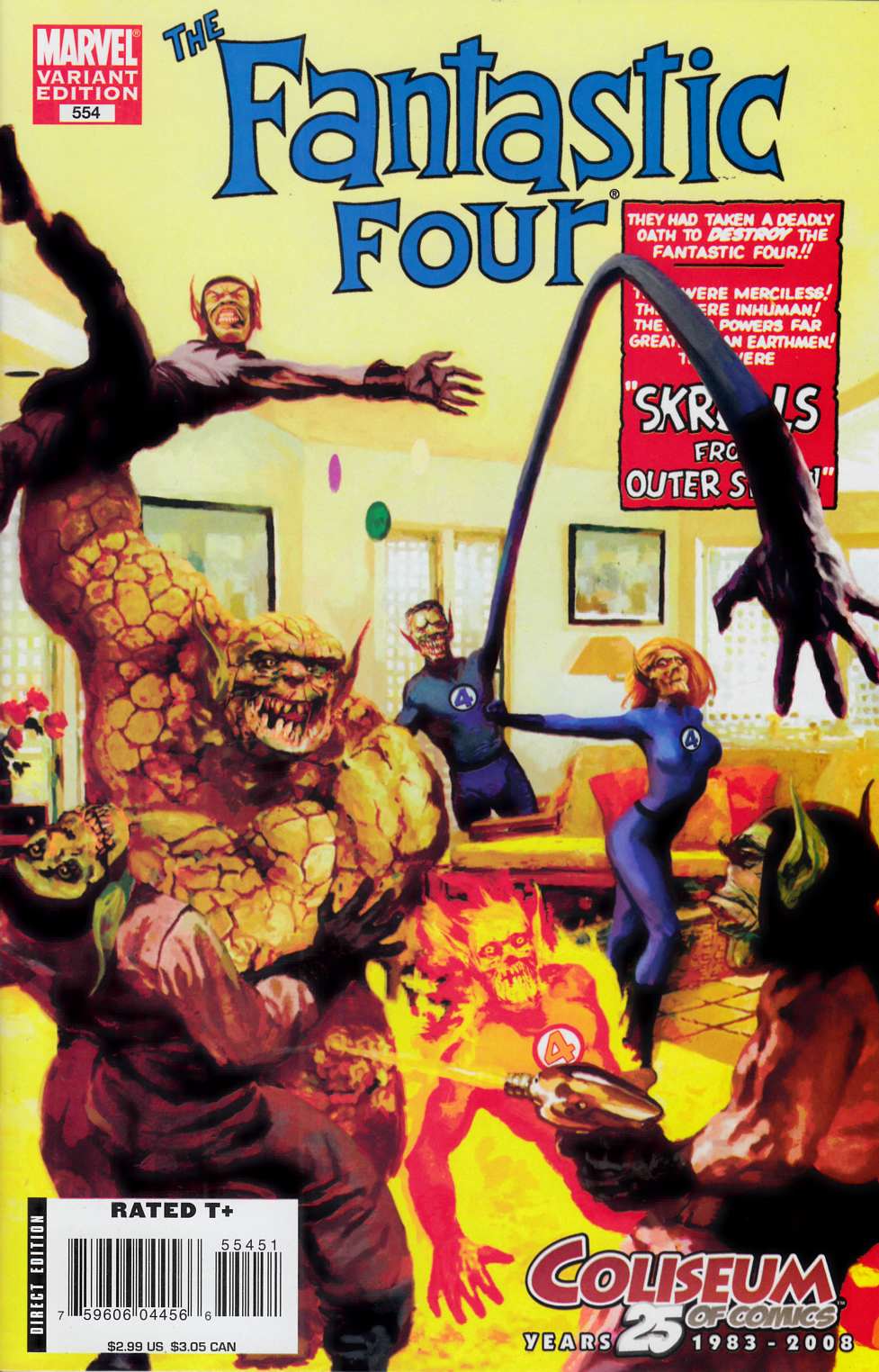 Fantastic Four #554 Coliseum Variant Cover Very Fine (8.0) [Marvel Comic] LARGE