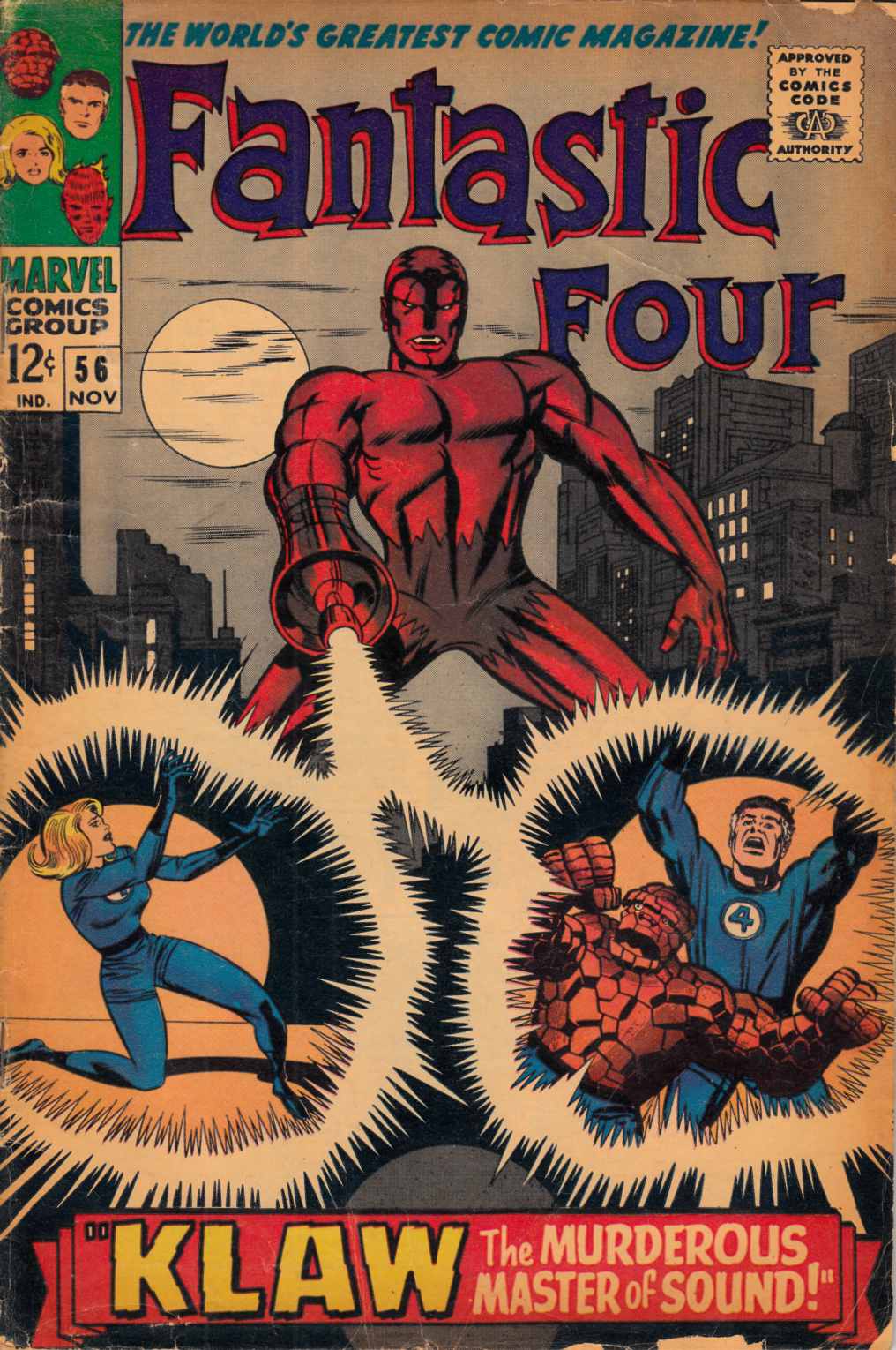 Fantastic Four #56 Good/Very Good (3.0) [Marvel Comic] THUMBNAIL