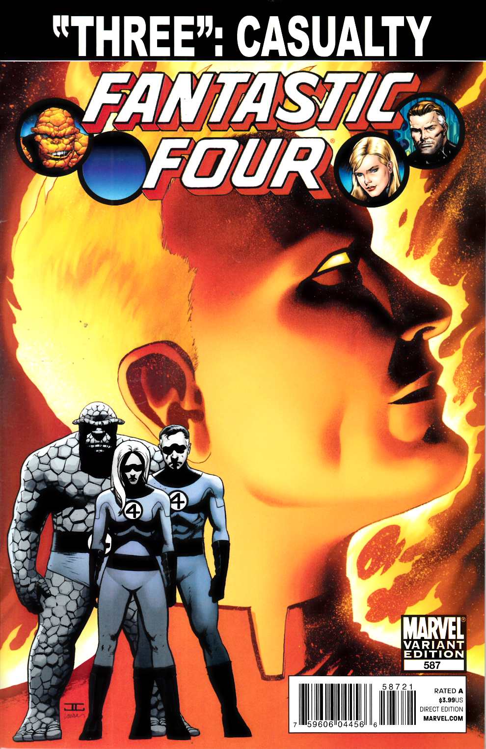 Fantastic Four #587 Cassaday Variant Cover Very Fine (8.0) [Marvel Comic]