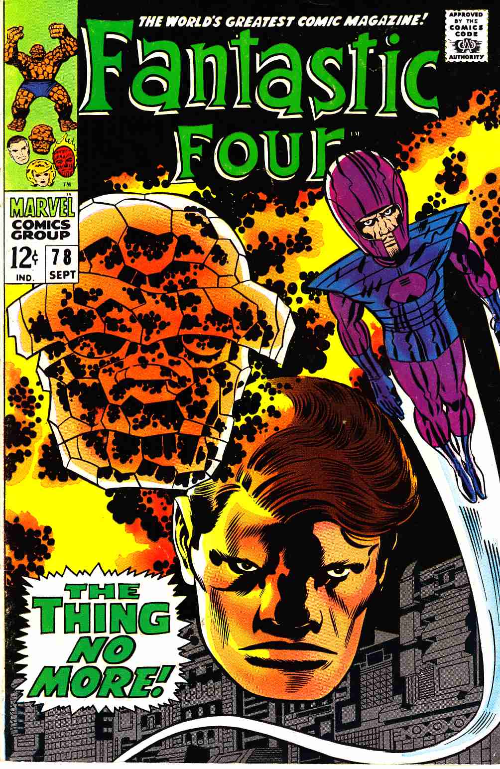 Fantastic Four #78 Fine Minus (5.5) [Marvel Comic] THUMBNAIL