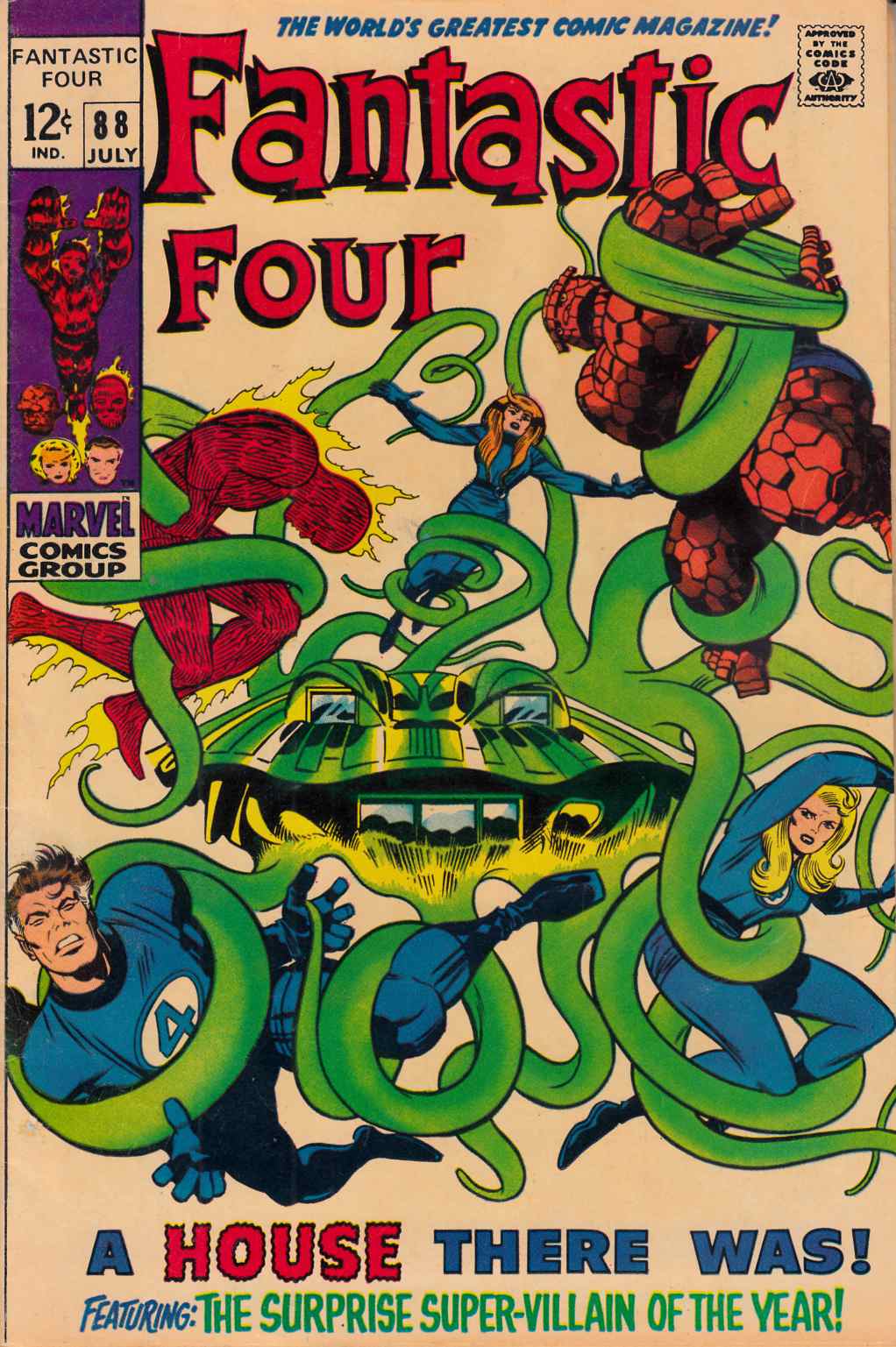 Fantastic Four #88 Fine Plus (6.5) [Marvel Comic] THUMBNAIL