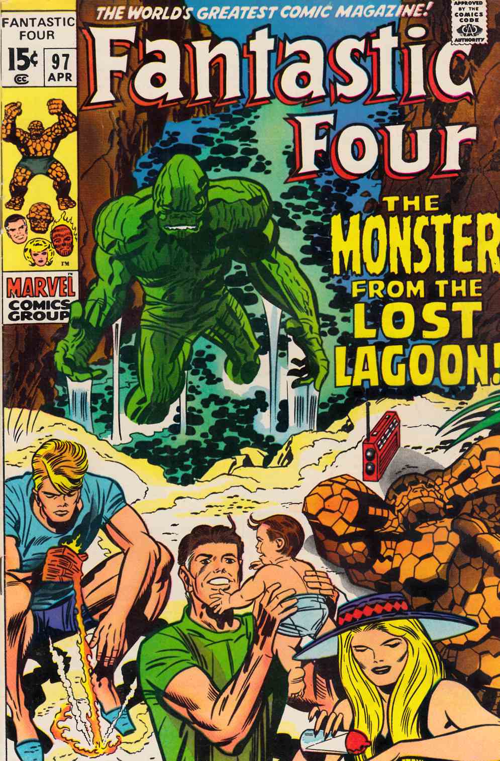 Fantastic Four #97 Fine (6.0) [Marvel Comic] THUMBNAIL