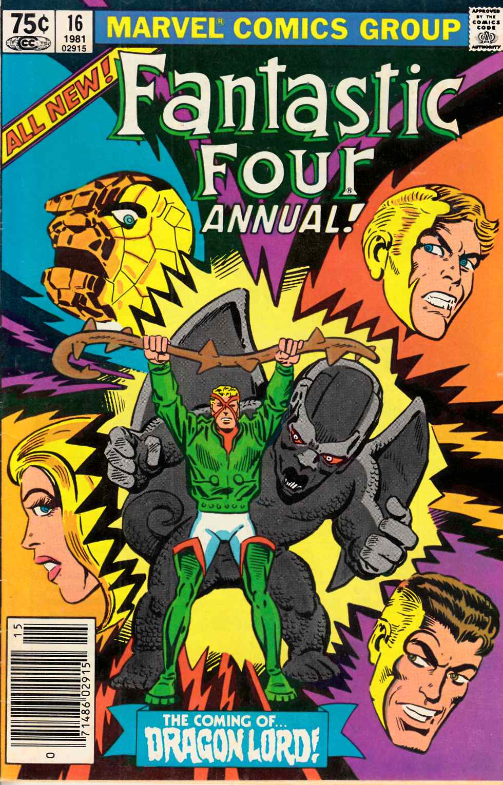 Fantastic Four Annual #16 Newsstand Edition Very Good Plus (4.5) [Marvel Comic] THUMBNAIL
