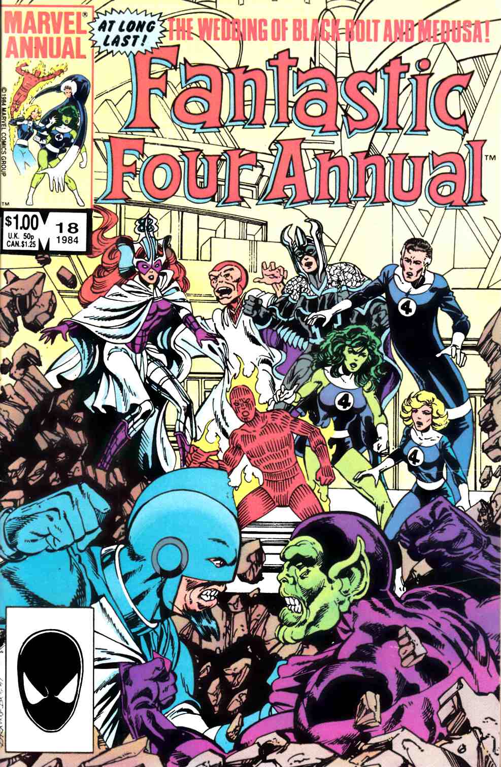 Fantastic Four Annual #18 Fine (6.0) [Marvel Comic] THUMBNAIL