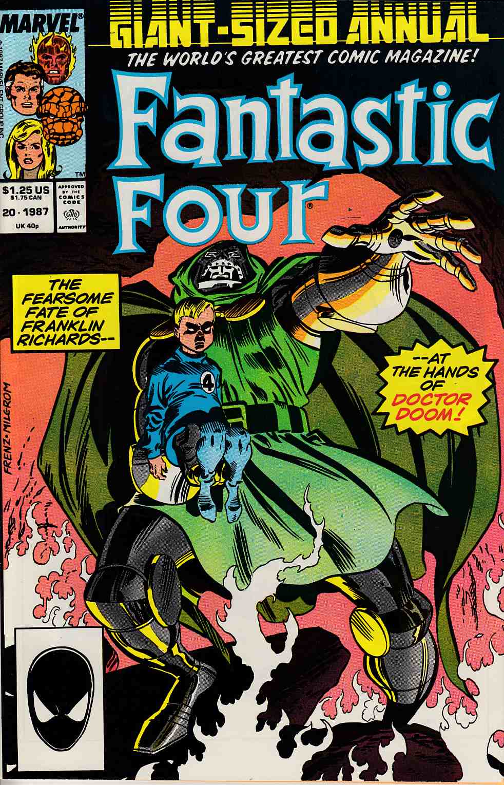 Fantastic Four Annual #20 Very Fine Minus (7.5) [Marvel Comic] THUMBNAIL