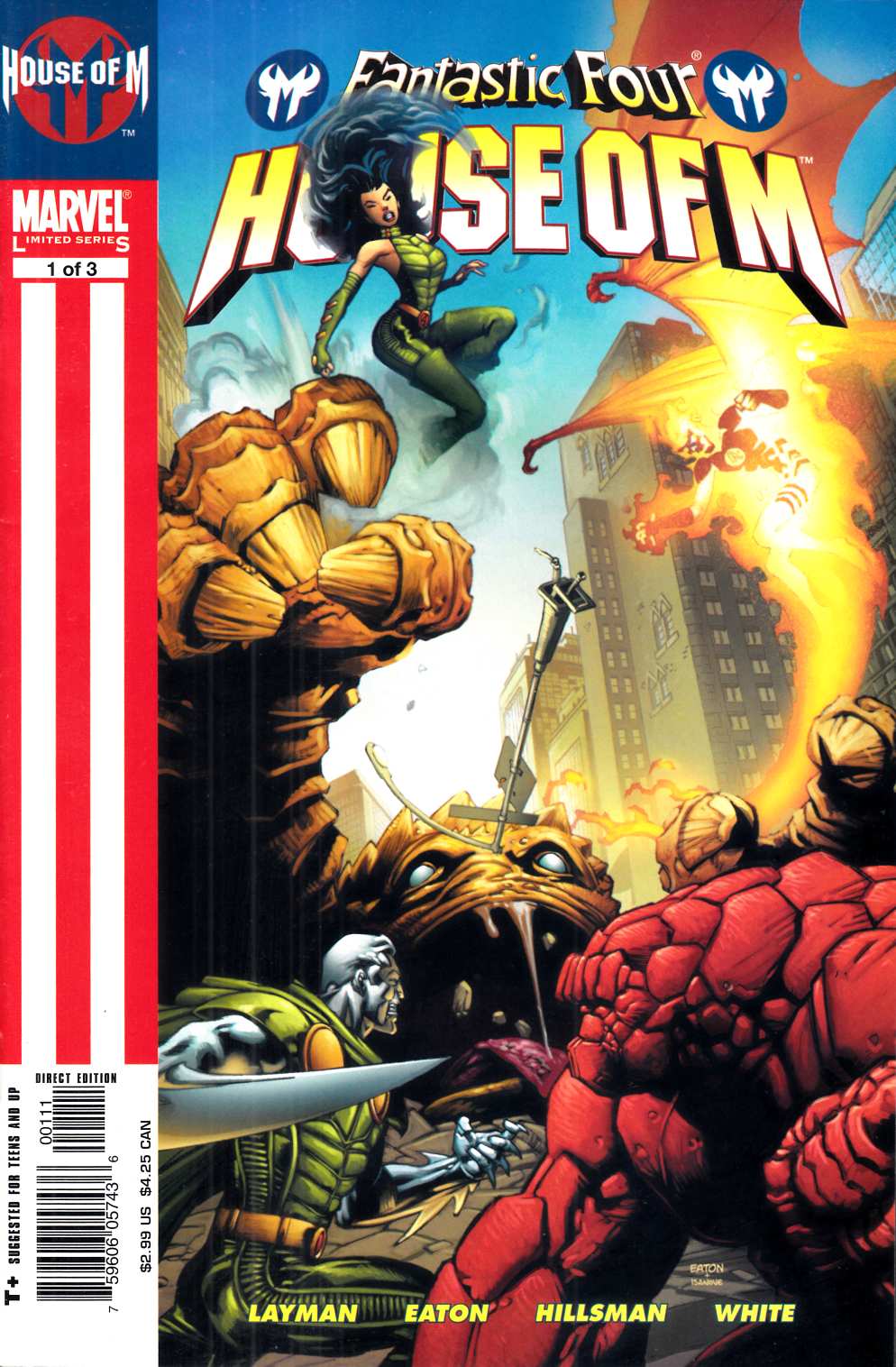 Fantastic Four House of M #1 Near Mint Minus (9.2) [Marvel Comic] LARGE