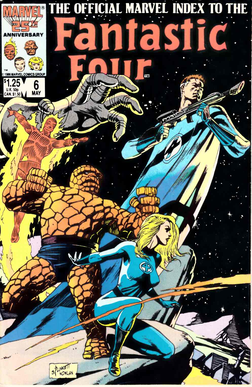 Official Marvel Index to the Fantastic Four #6 Fine (6.0) [Marvel Comic] THUMBNAIL