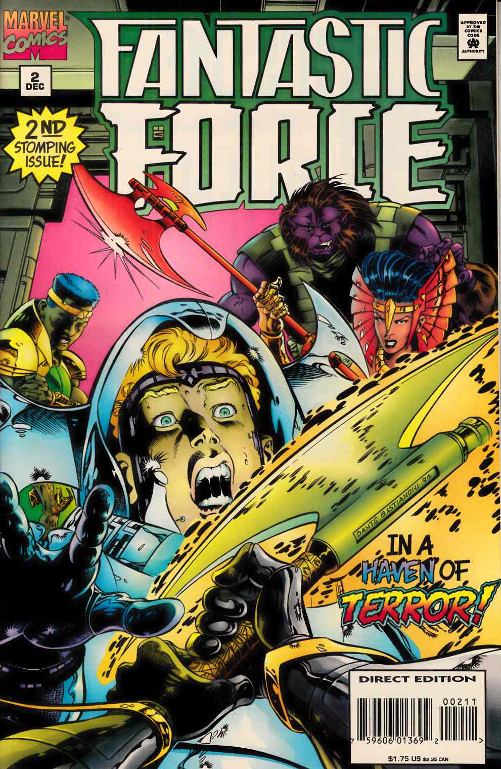 Fantastic Force #2 Very Fine (8.0) [Marvel Comic] LARGE