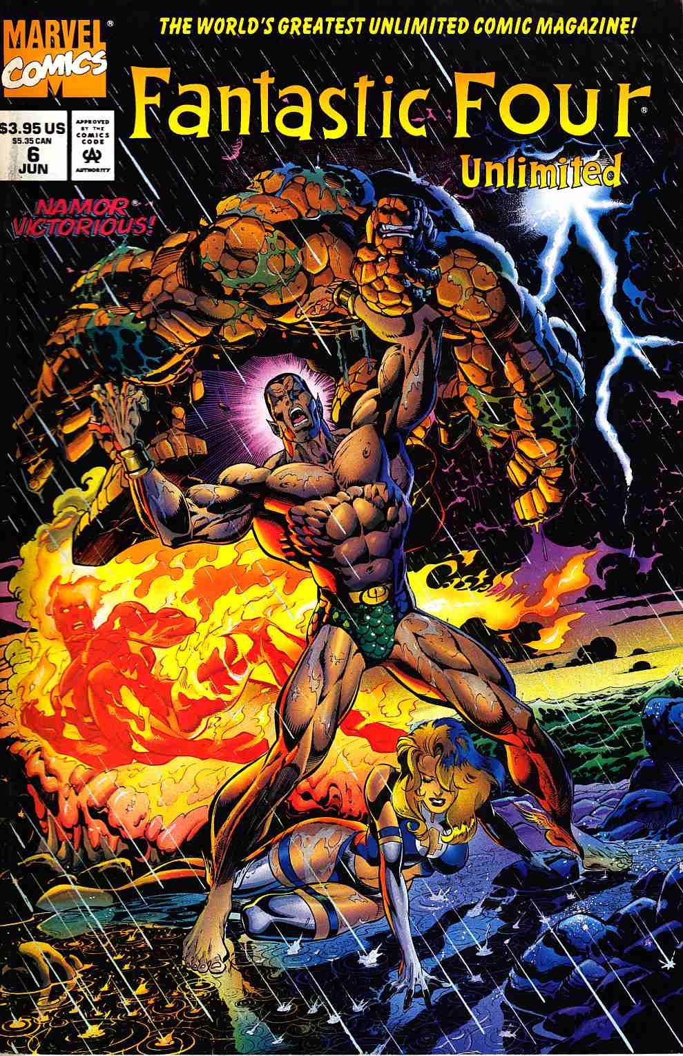 Fantastic Four Unlimited #6 Near Mint (9.4) [Marvel Comic] LARGE