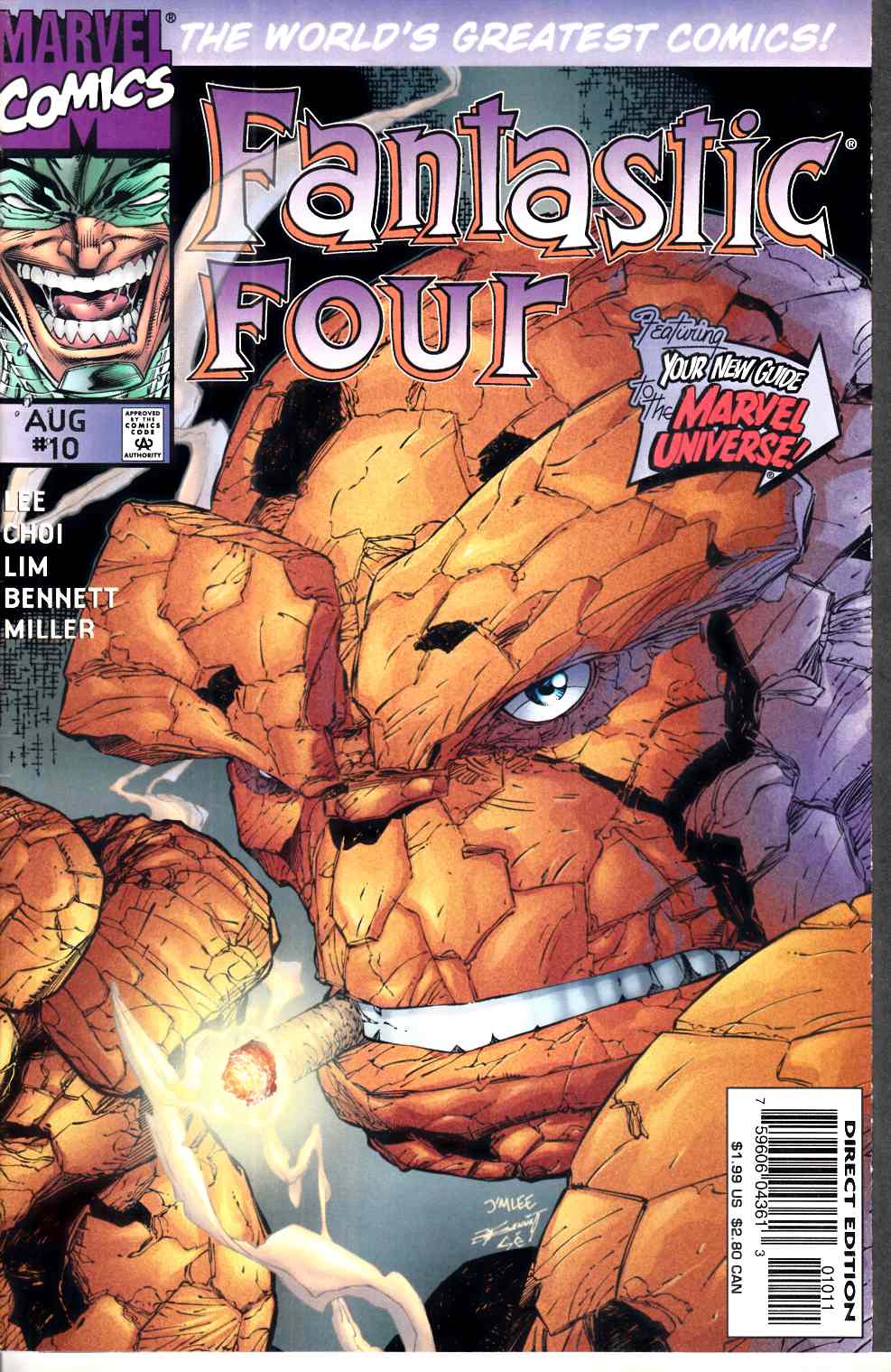Fantastic Four #10 Very Fine (8.0) [Marvel Comic] LARGE