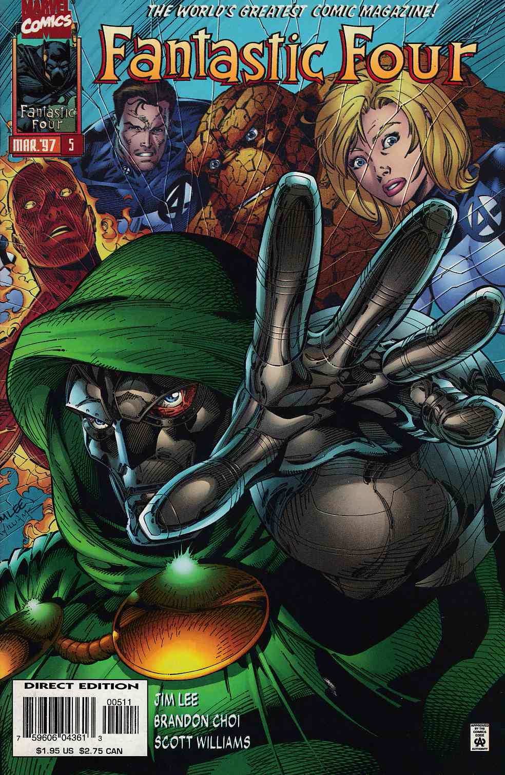Fantastic Four #5 Near Mint (9.4) [Marvel Comic] LARGE