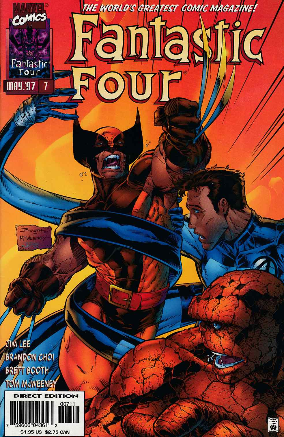 Fantastic Four #7 Near Mint (9.4) [Marvel Comic] LARGE