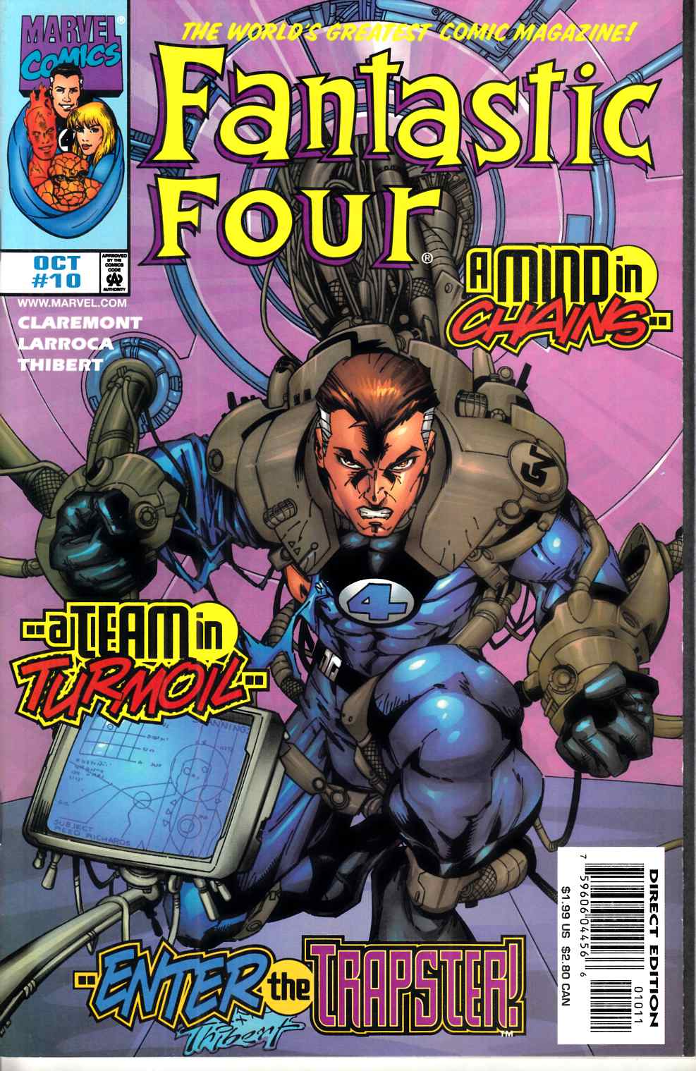 Fantastic Four #10 Near Mint (9.4) [Marvel Comic] LARGE