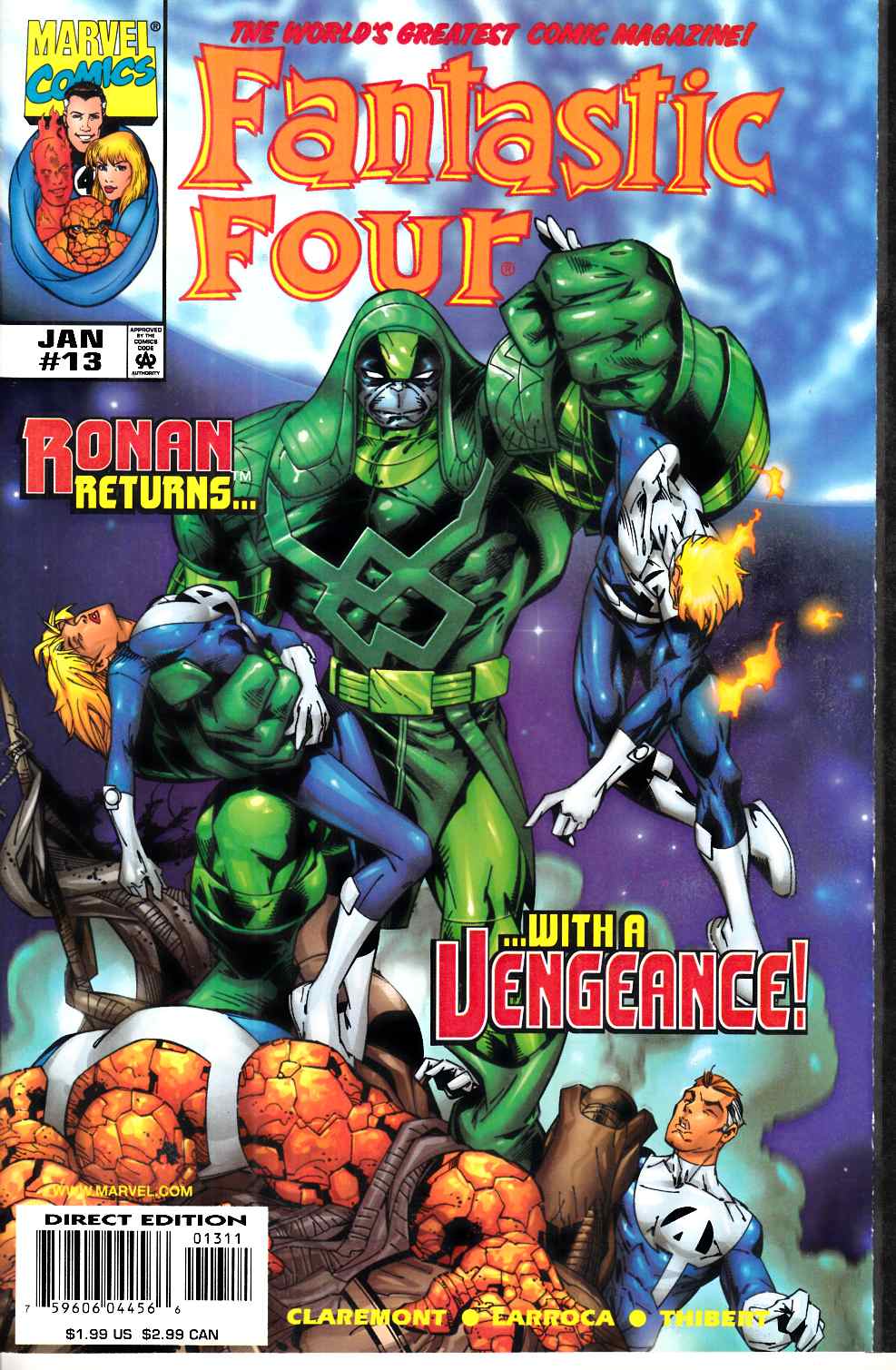 Fantastic Four #13 Near Mint (9.4) [Marvel Comic] THUMBNAIL