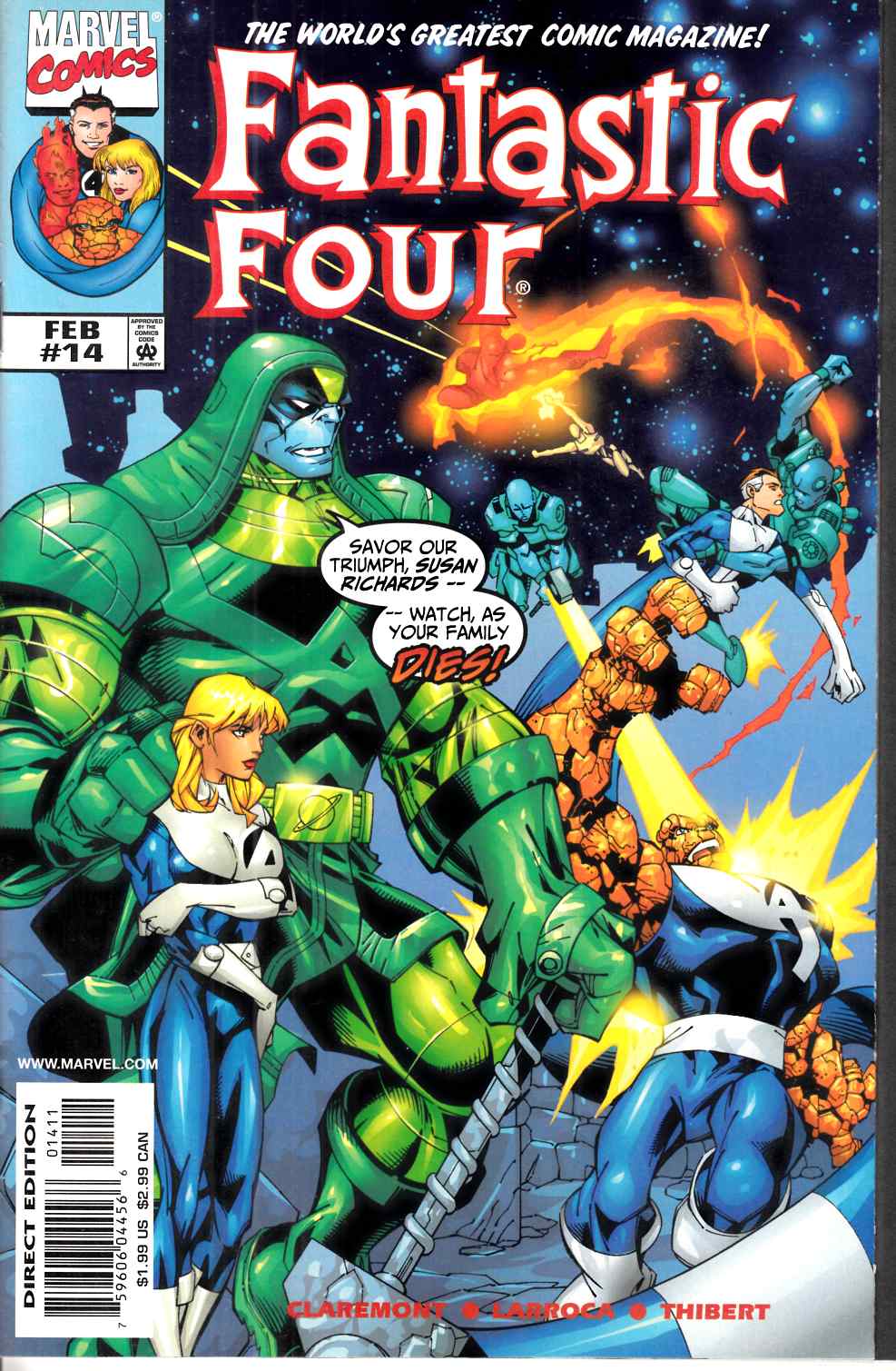 Fantastic Four #14 Near Mint (9.4) [Marvel Comic] THUMBNAIL