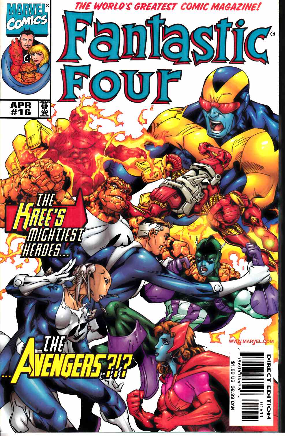 Fantastic Four #16 Near Mint (9.4) [Marvel Comic] THUMBNAIL