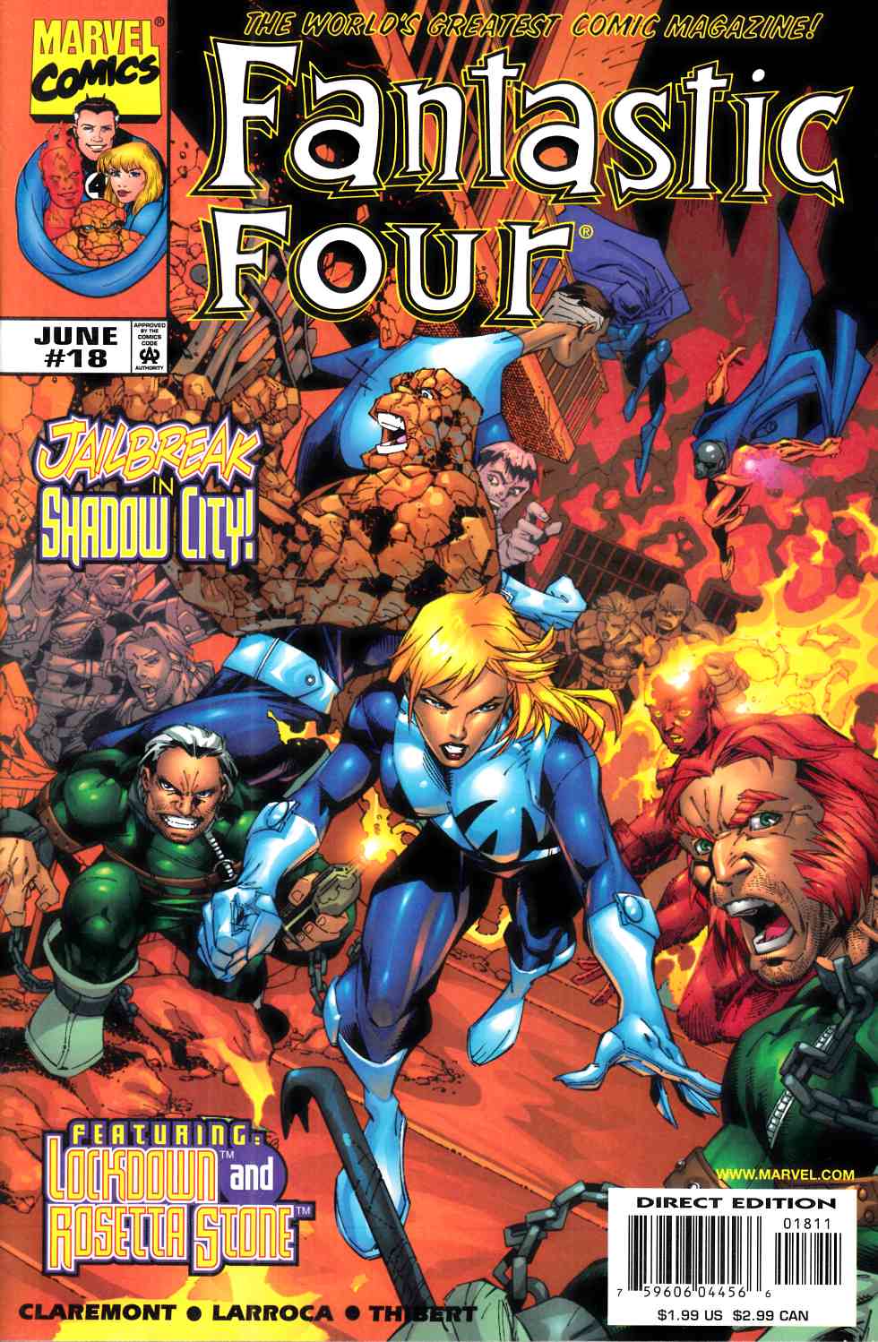 Fantastic Four #18 Near Mint (9.4) [Marvel Comic] THUMBNAIL