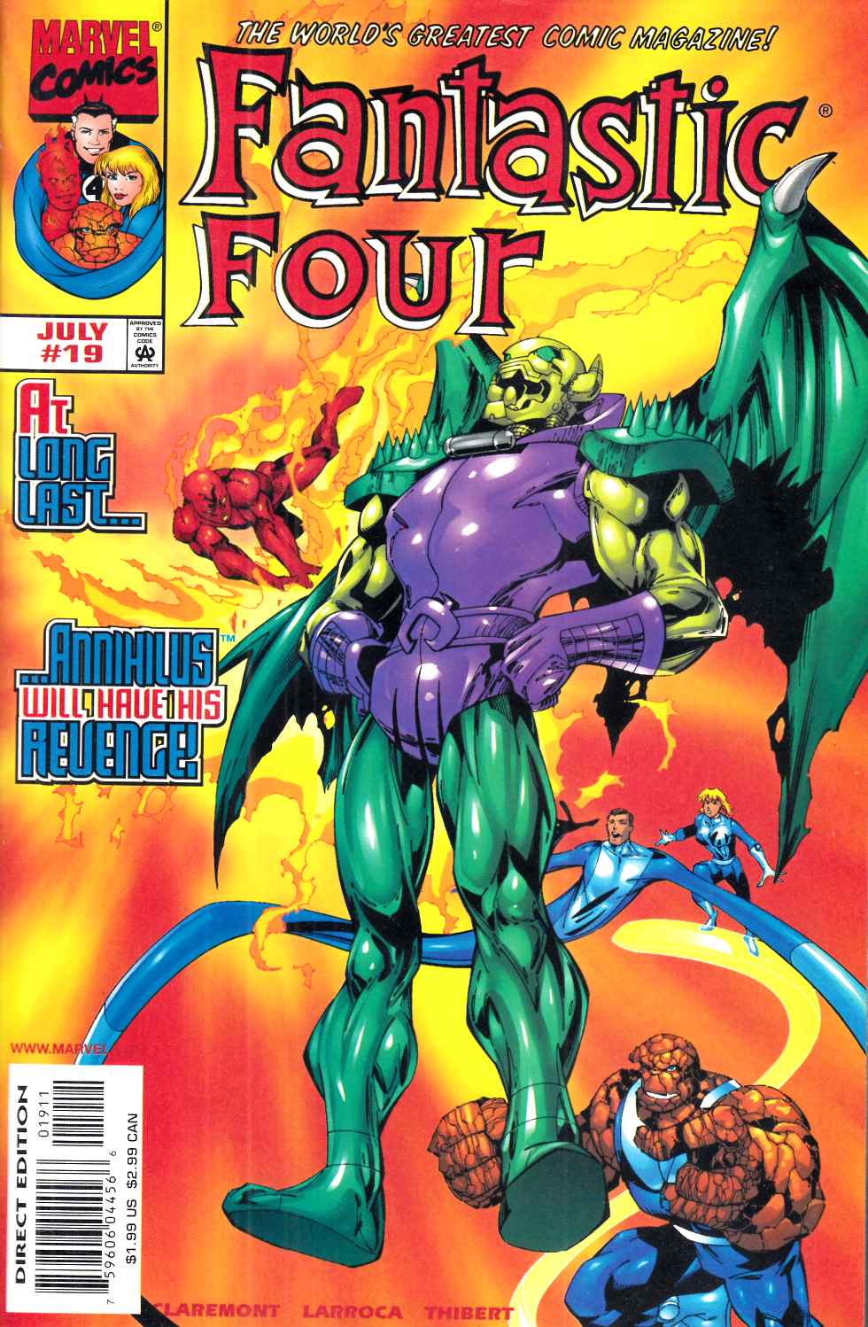 Fantastic Four #19 Near Mint (9.4) [Marvel Comic] THUMBNAIL