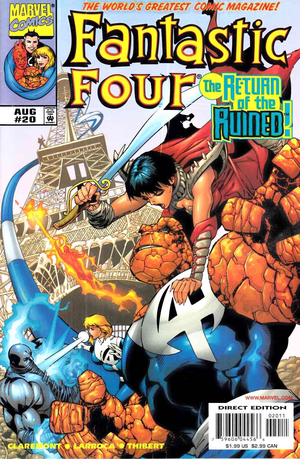 Fantastic Four #20 Near Mint (9.4) [Marvel Comic] THUMBNAIL