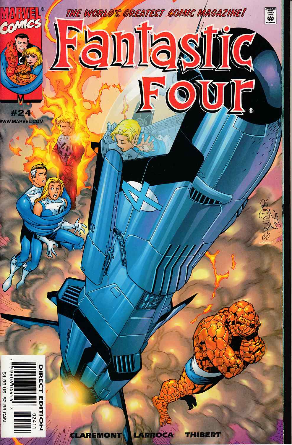Fantastic Four #24 Near Mint (9.4) [Marvel Comic] THUMBNAIL