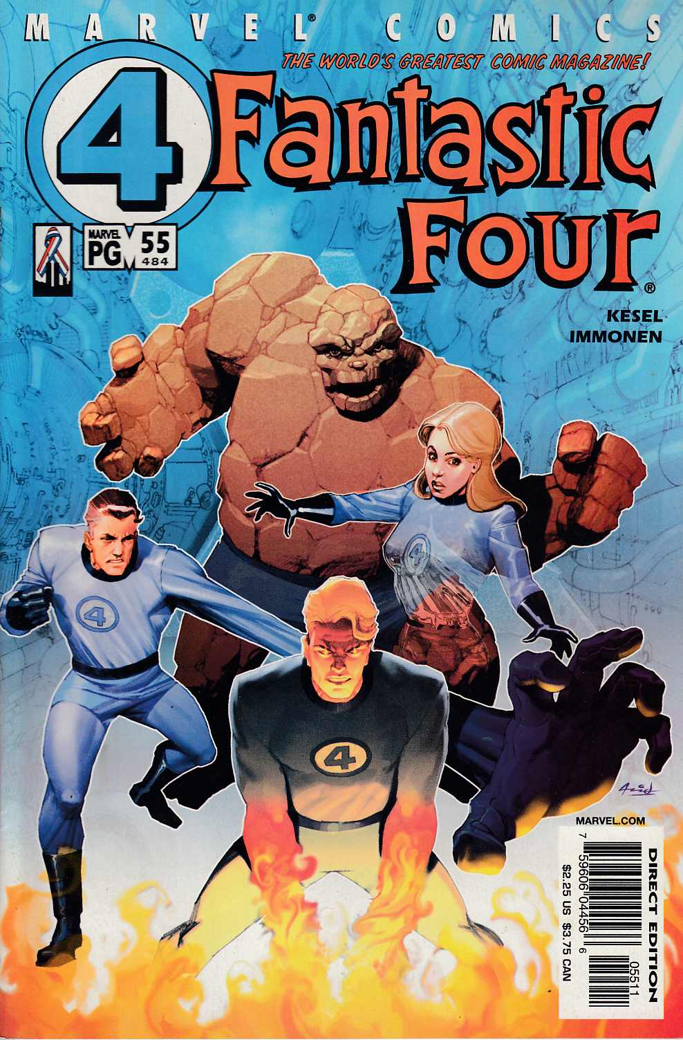 Fantastic Four #55 Near Mint (9.4) [Marvel Comic] LARGE