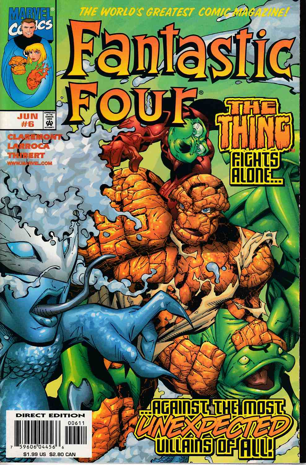 Fantastic Four #6 Near Mint (9.4) [Marvel Comic] LARGE