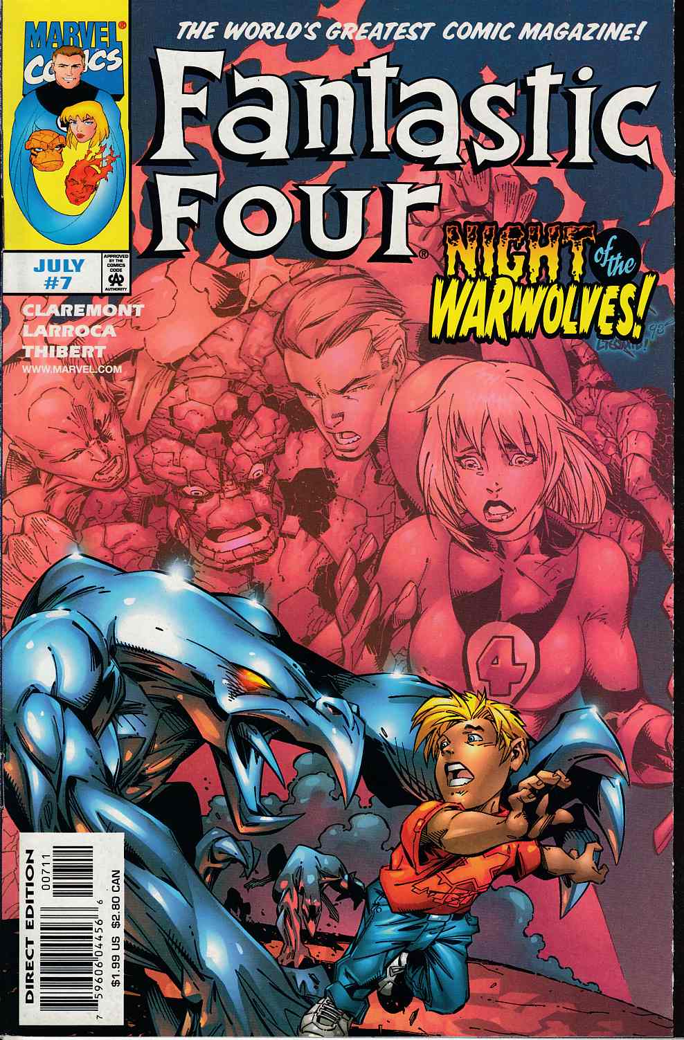 Fantastic Four #7 Near Mint (9.4) [Marvel Comic] LARGE