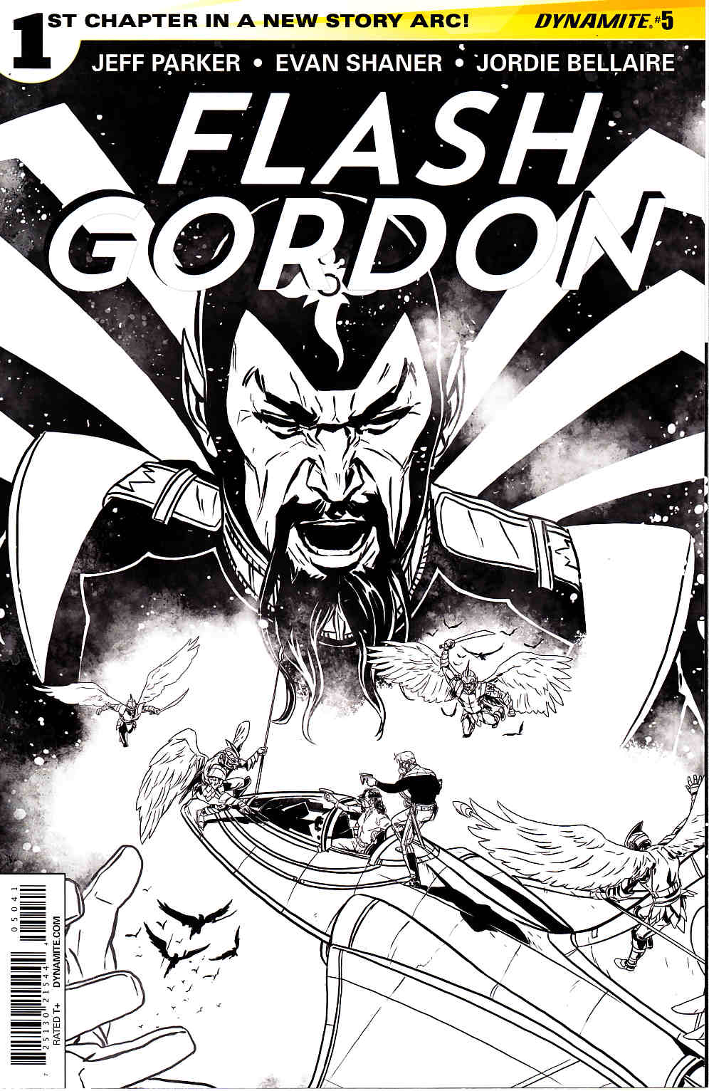 Flash Gordon #5 B&W Reorder Variant Cover [Comic] THUMBNAIL