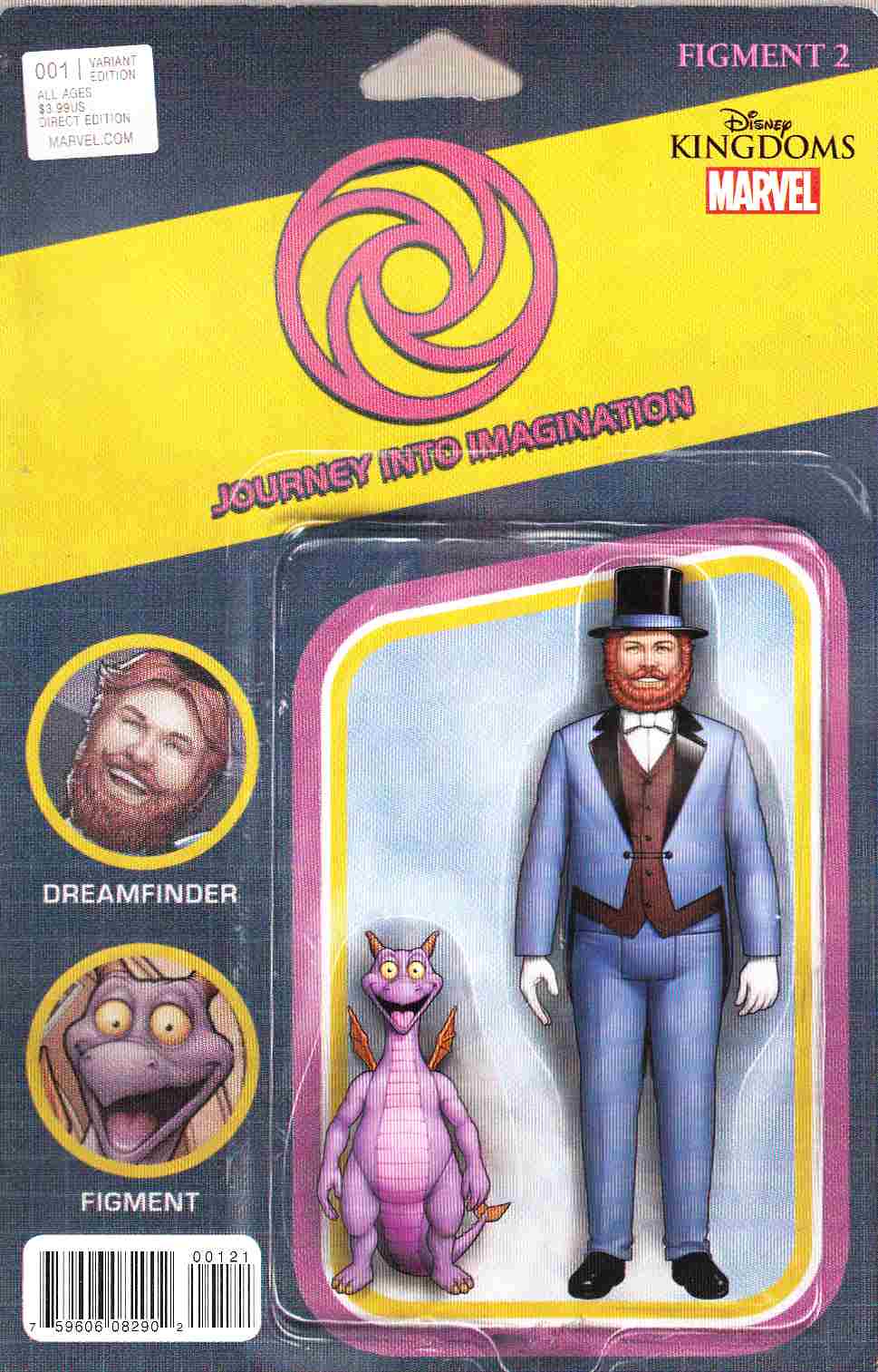 Figment 2 #1 Action Figure Variant Cover [Marvel Comic] LARGE