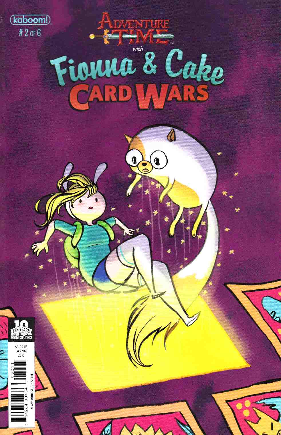 Adventure Time Fionna & Cake Card Wars #2 [Boom Comic] LARGE
