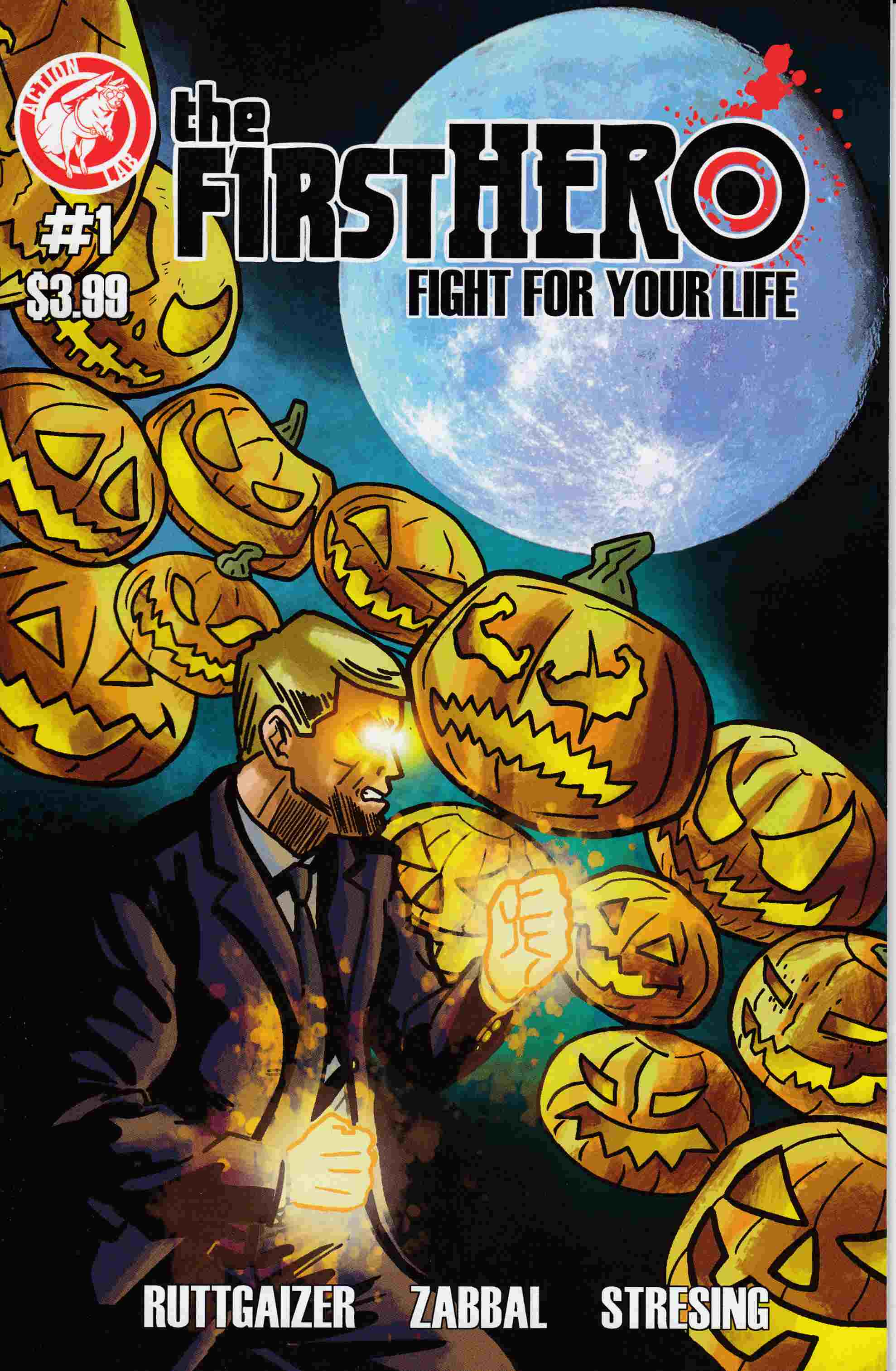 F1Rst Hero Fight For Your Life #2 Halloween Variant Cover [Action Lab Comic] THUMBNAIL