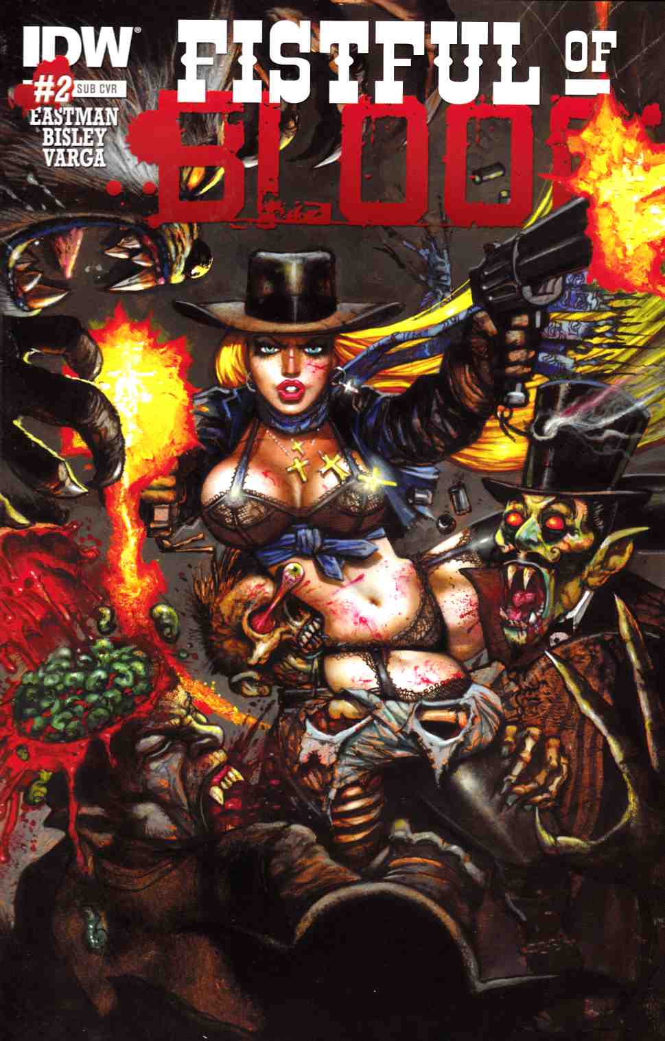 Fistful of Blood #2 Subscription Cover [IDW Comic] LARGE