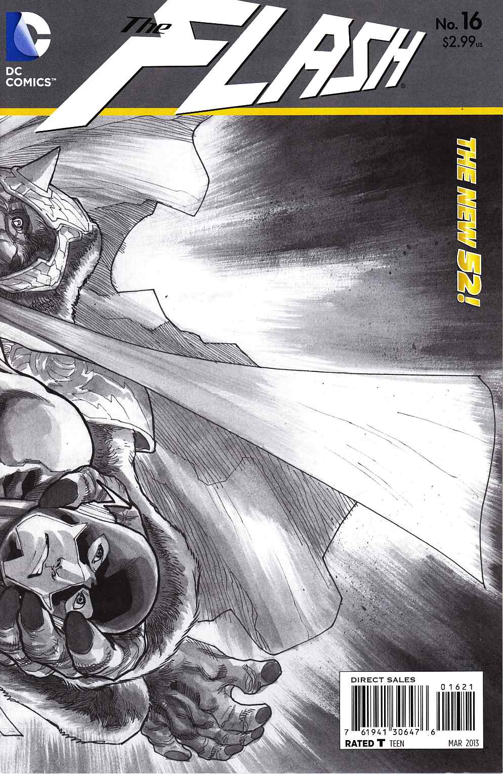 Flash #16 B&W Variant Cover [DC Comic] LARGE