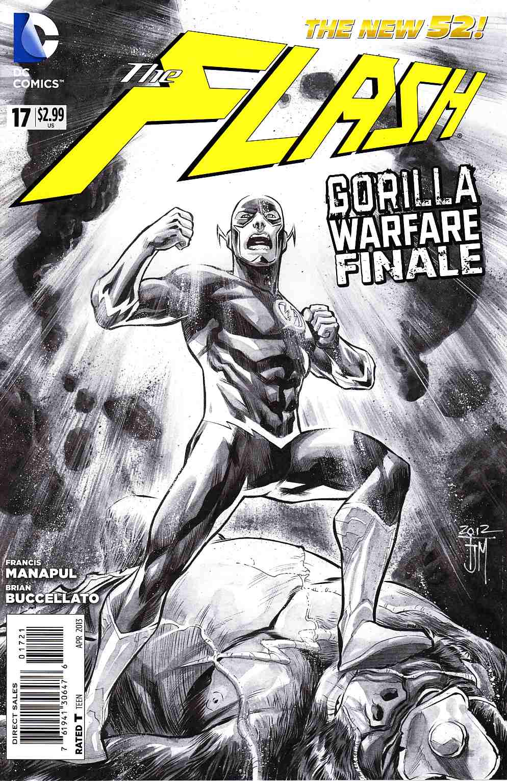 Flash #17 B&W Variant Cover [DC Comic] LARGE