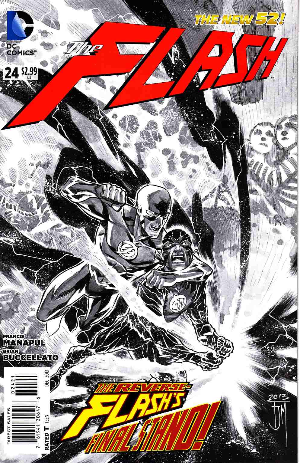 Flash #24 B&W Variant Cover [DC Comic] THUMBNAIL